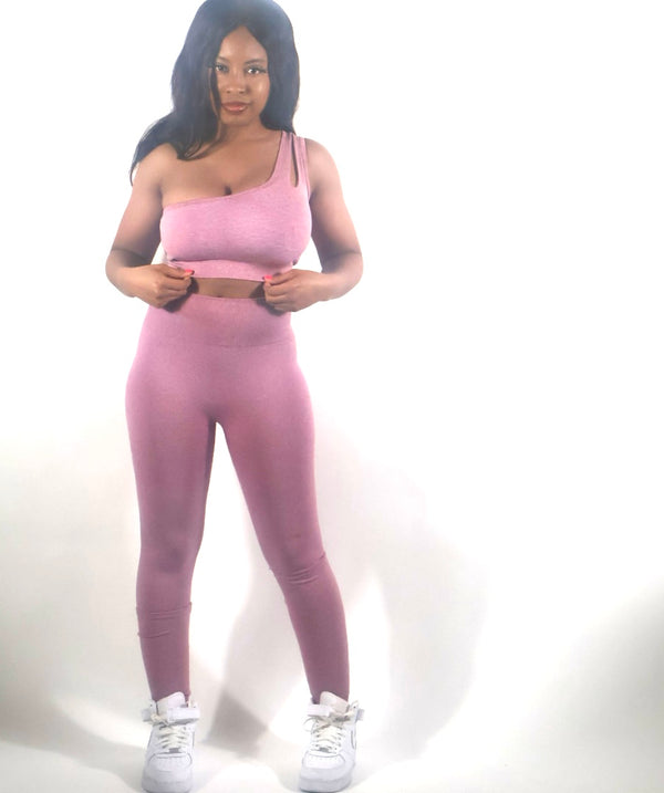 Crop top leggings set